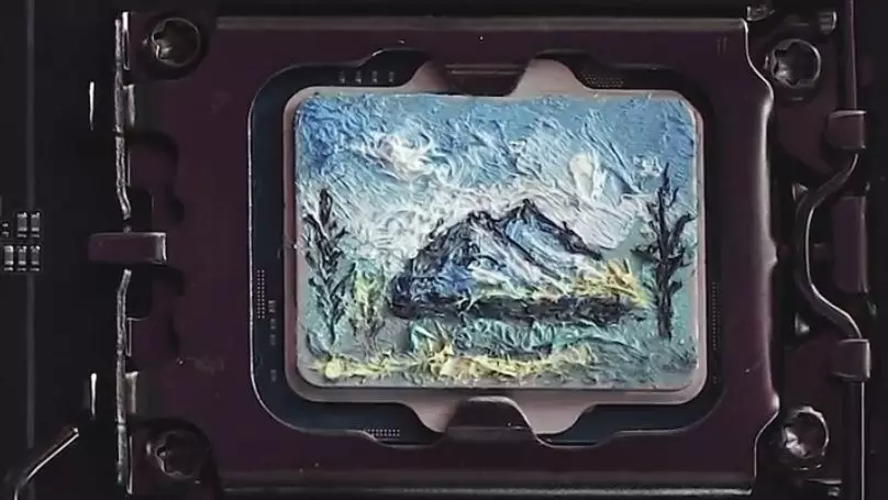 Colorful Thermal Paste Art: A Novelty or Practical Innovation?