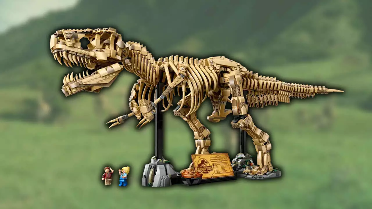 The Exciting New Addition to the Lego Jurassic Park Lineup: T-Rex Skeleton Set