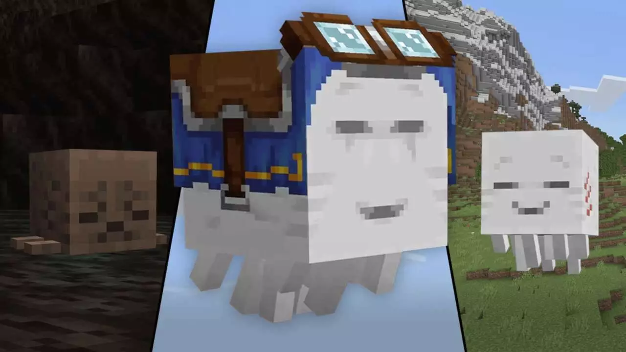 Soar High with the Enchanting Happy Ghast in Minecraft